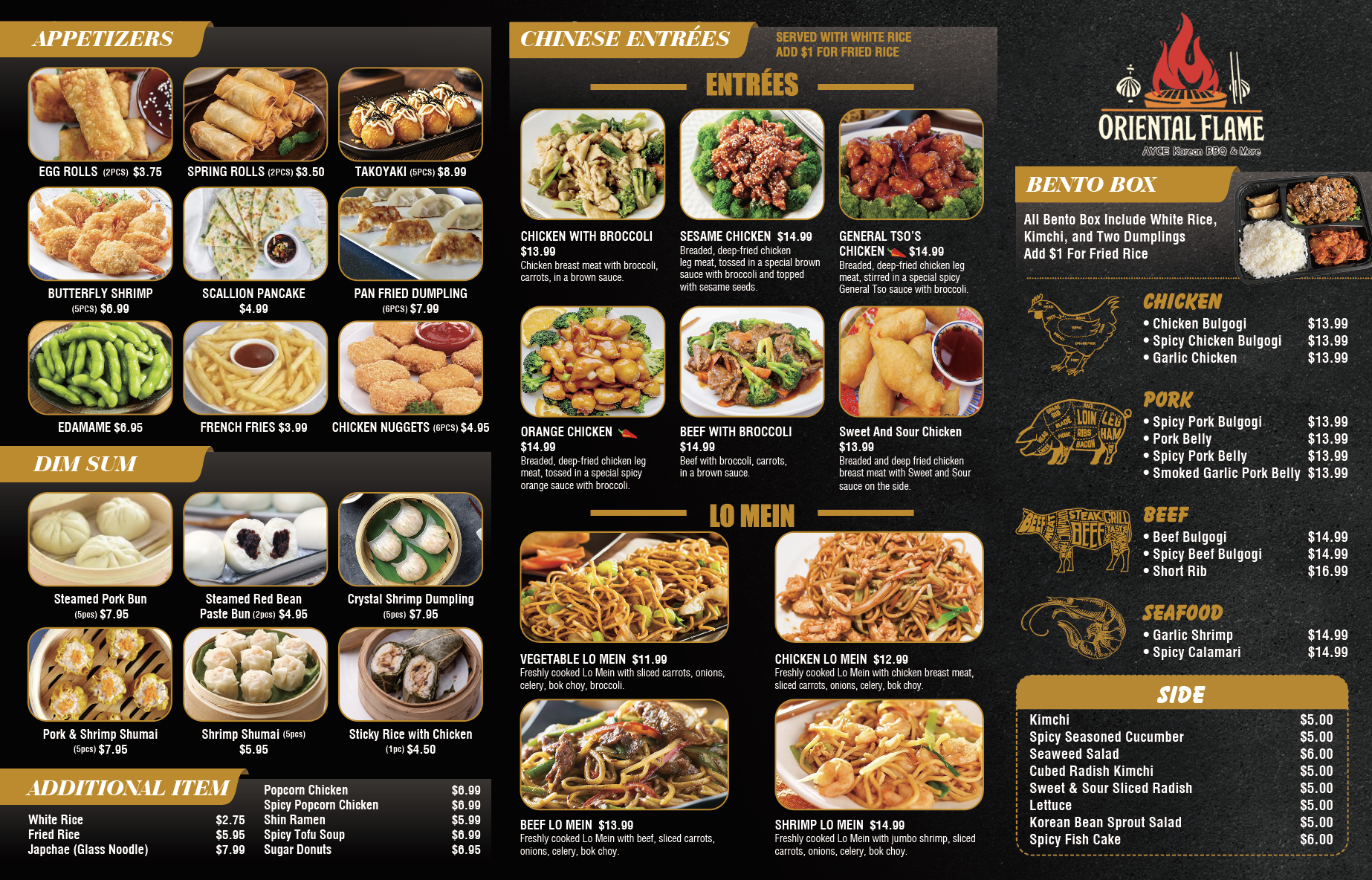 Restaurant menu 2